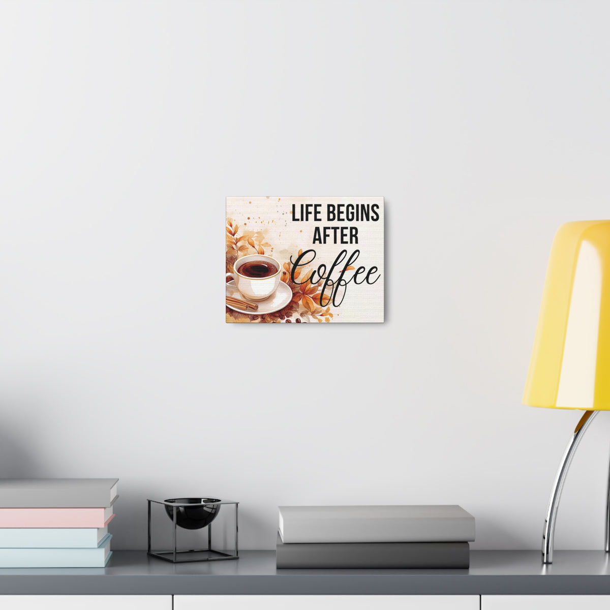 Life Begins After Coffee Canvas Wall Art-Ashley&#39;s Artistries