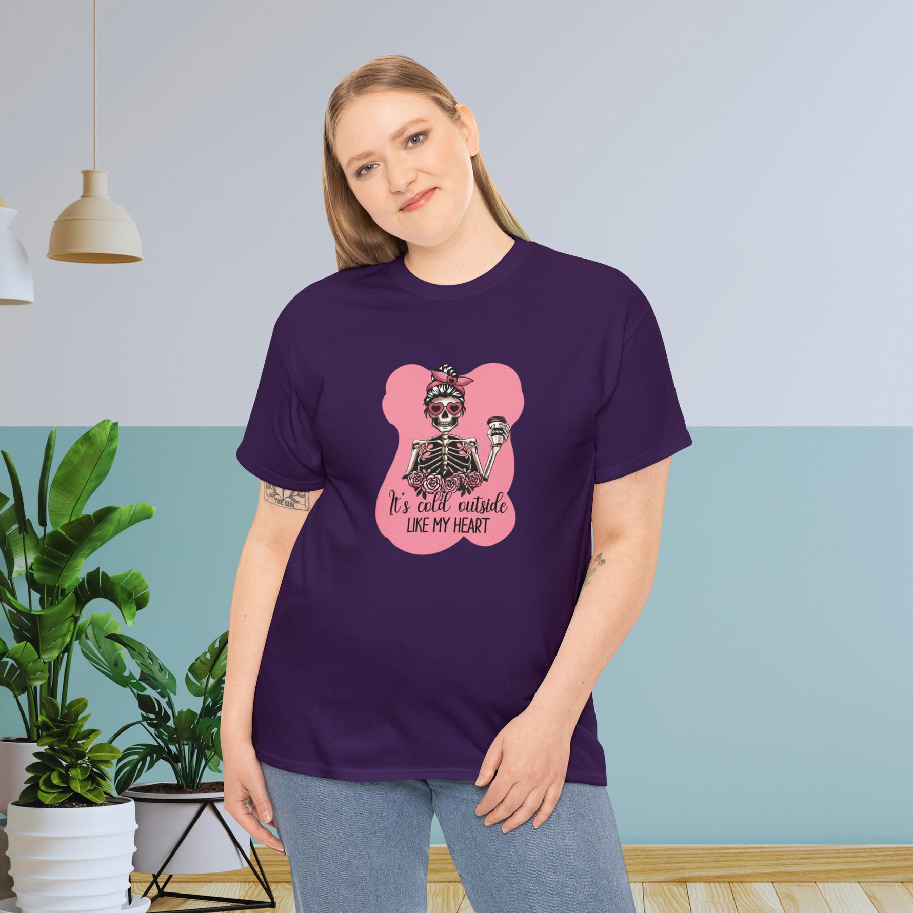 Cold Like My Heart Unisex Cotton Tee-Ashley&#39;s Artistries