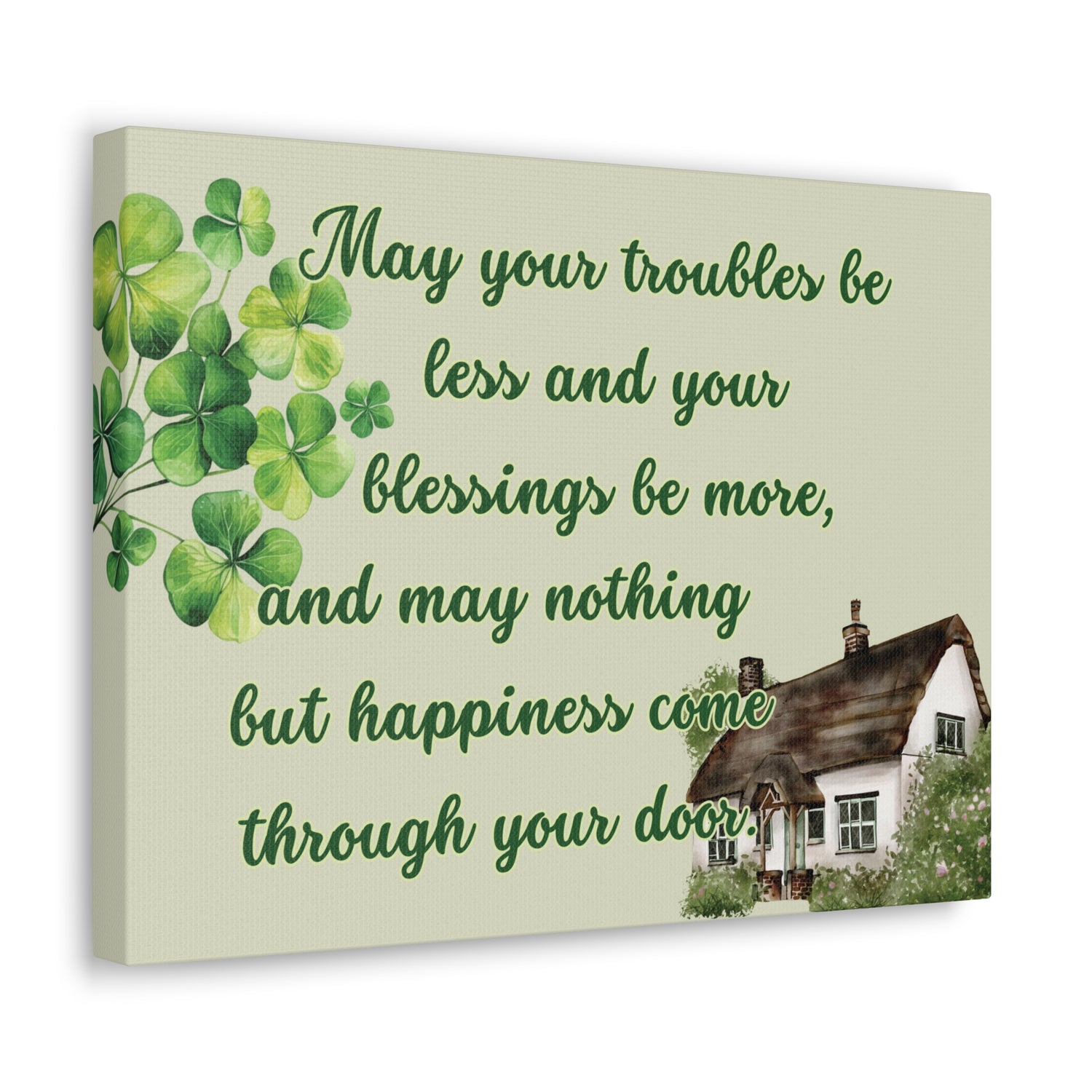 Irish Proverbs Canvas Gallery Wrap - Happiness-Ashley&#39;s Artistries