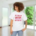 Loved Mama Heavy Cotton Tee-Ashley&#39;s Artistries