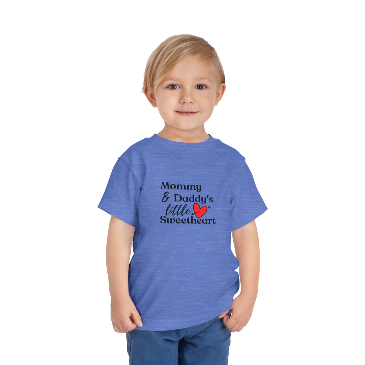 Mommy and Daddy's Sweetheart Toddler Tee-Ashley&#39;s Artistries