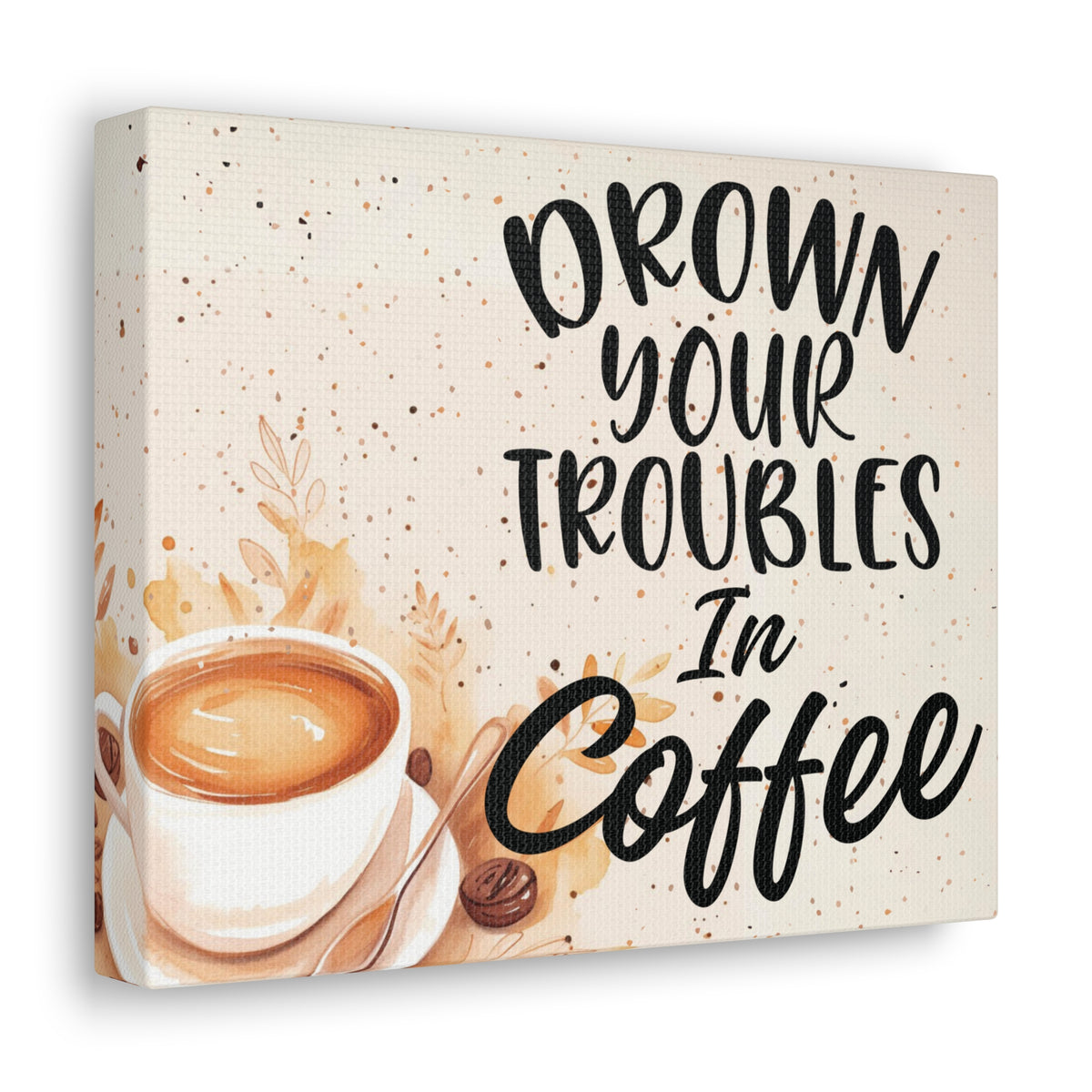 Drown Your Troubles Canvas Wall Art-Ashley&#39;s Artistries