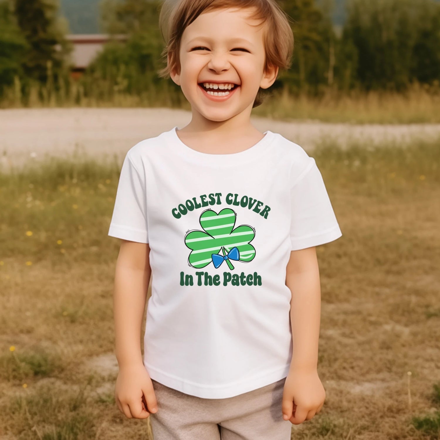 Coolest Clover In The Patch Toddler Tee