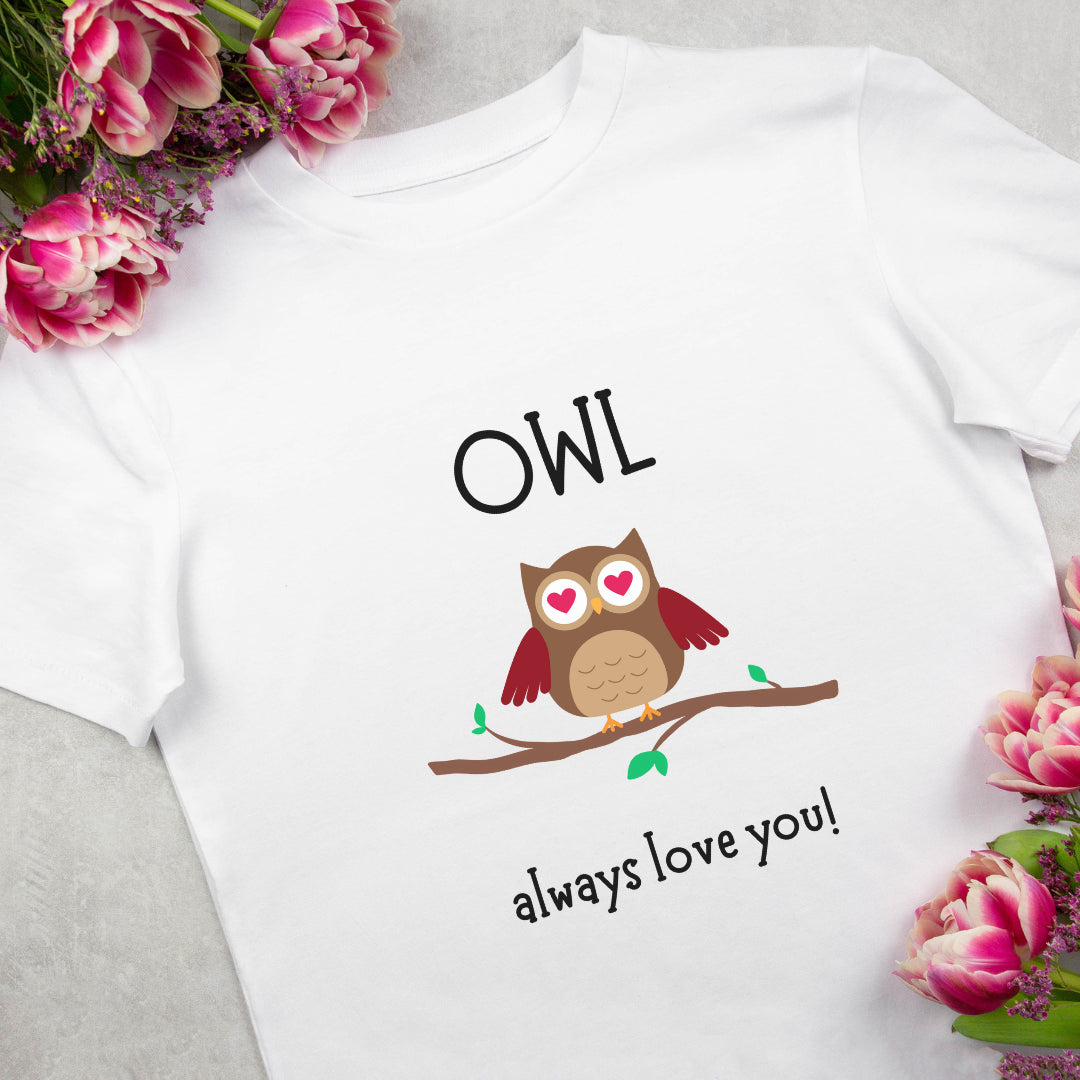 Owl Always Love You Toddler Tee-Ashley&#39;s Artistries