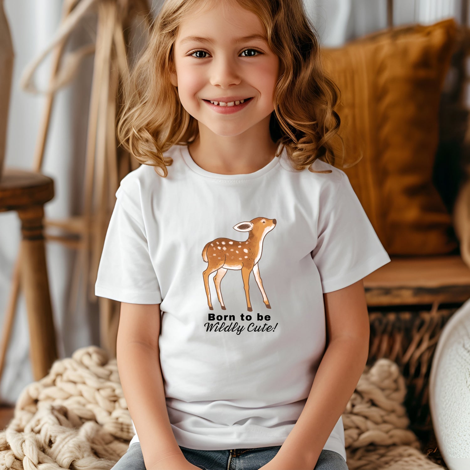 Born To Be Wildly Cute Toddler T Shirt