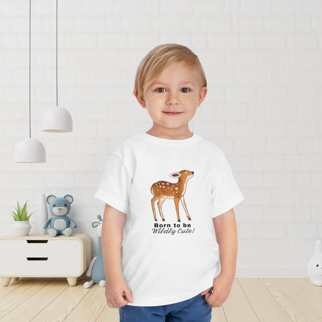 Born To Be Wildly Cute Toddler T Shirt-Ashley&#39;s Artistries
